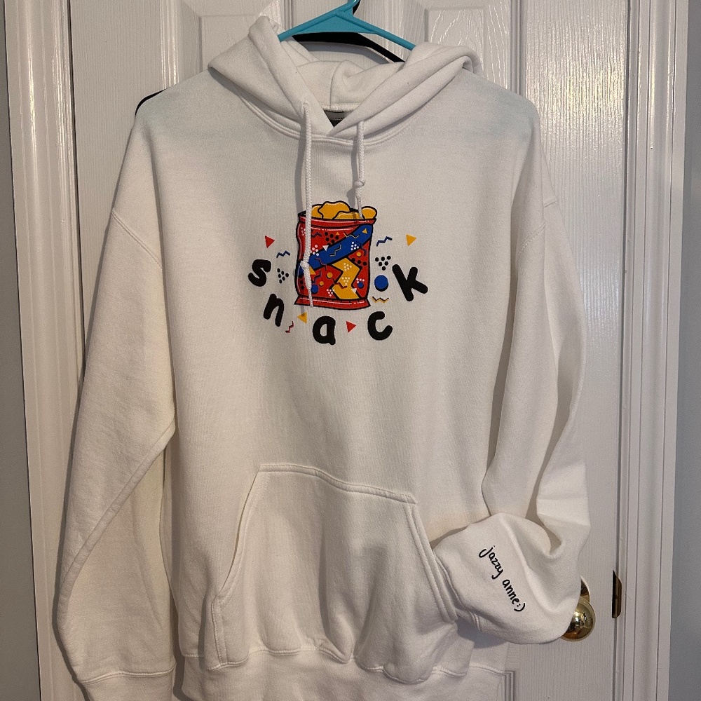 Jazzy Anne Snack Merch Hoodie - Size Medium